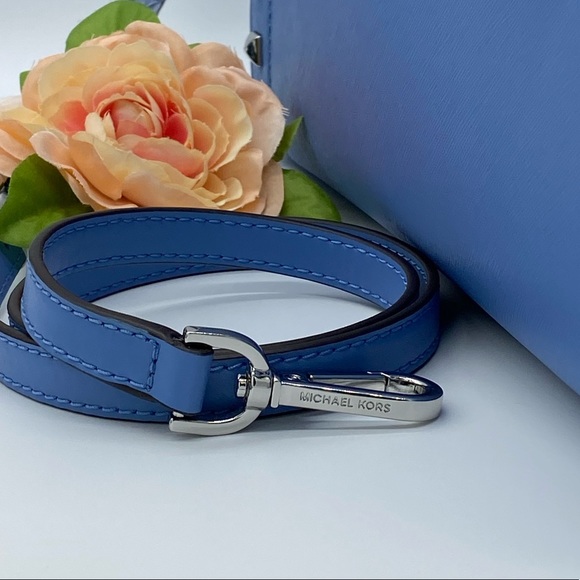 MICHAEL KORS RAYNE MEDIUM EW SATCHEL FRENCH BLUE - Picture 12 of 16